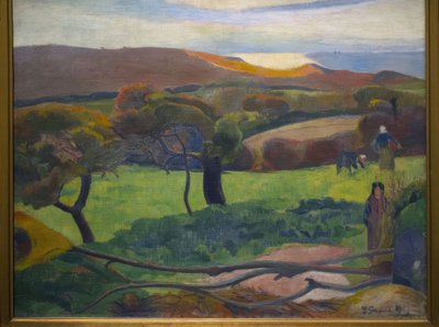 Paesaggio dalla Bretagna, 1889. Museo Nazionale. Stoccolma. Svezia. da Paul Gauguin